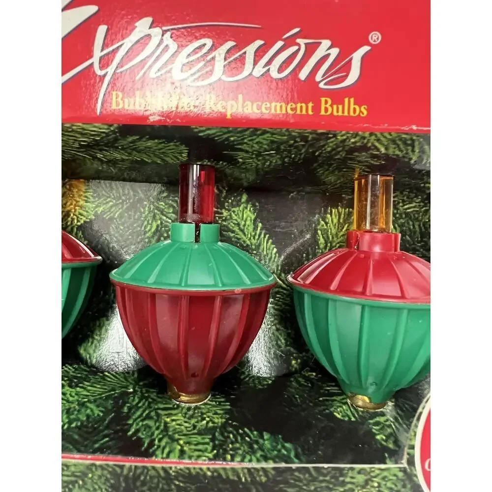 3 Vintage Noma Christmas Bubble Lights Bulbs Tested In New In Original Box Lites